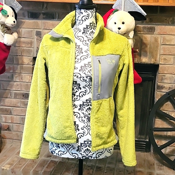 Youth Large Lime Green Mountain Hardwear Jacket - Picture 6 of 7